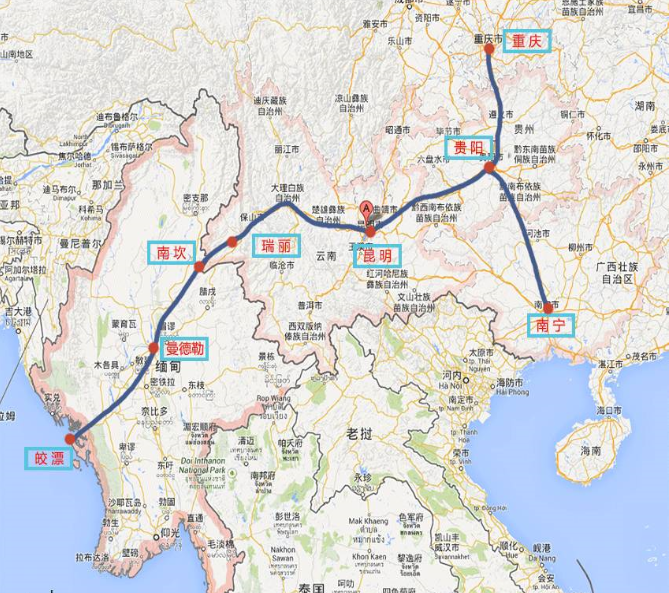 中緬油氣管線線路圖-http://m.hlxykdb.com/news/1315.html