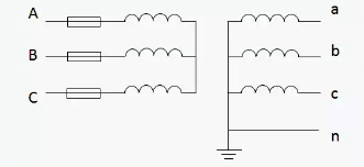 電壓互感器Y/Y接法原理圖 電壓互感器Y/Y接法原理圖