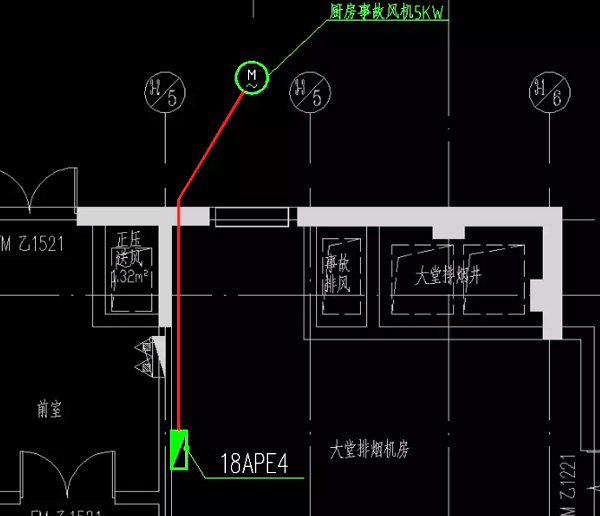 事故風(fēng)機(jī)配電設(shè)計(jì)方案三