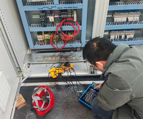 實(shí)測電動機(jī)的沖擊電流