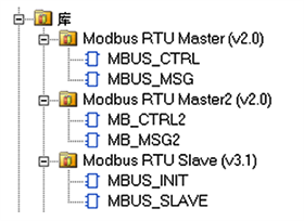 Modbus RTU庫(kù)